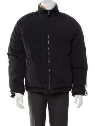 Burberry House Check Pattern Puffer Coat