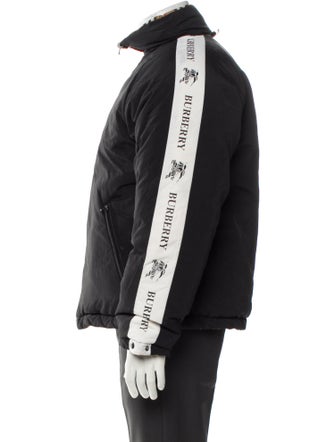 Burberry House Check Pattern Puffer Coat