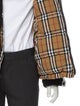 Burberry House Check Pattern Puffer Coat