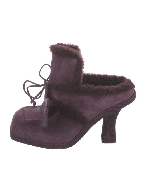 Burberry Suede Mules