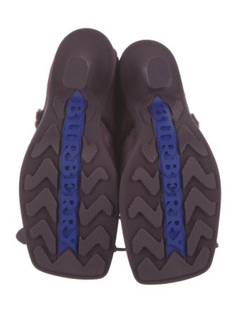 Burberry Suede Mules