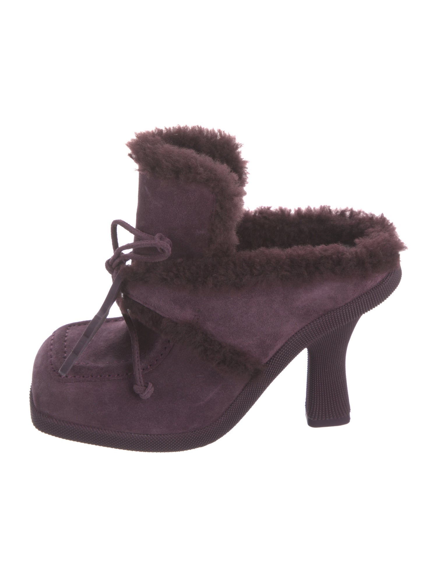 Burberry Shearling Mules