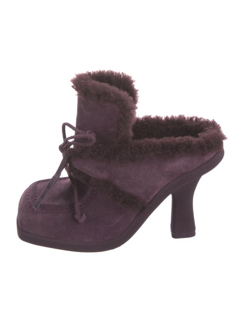 Burberry Shearling Mules