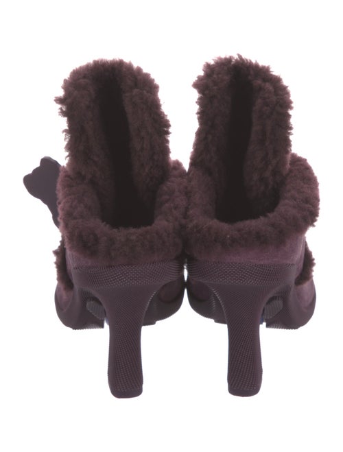 Burberry Shearling Mules