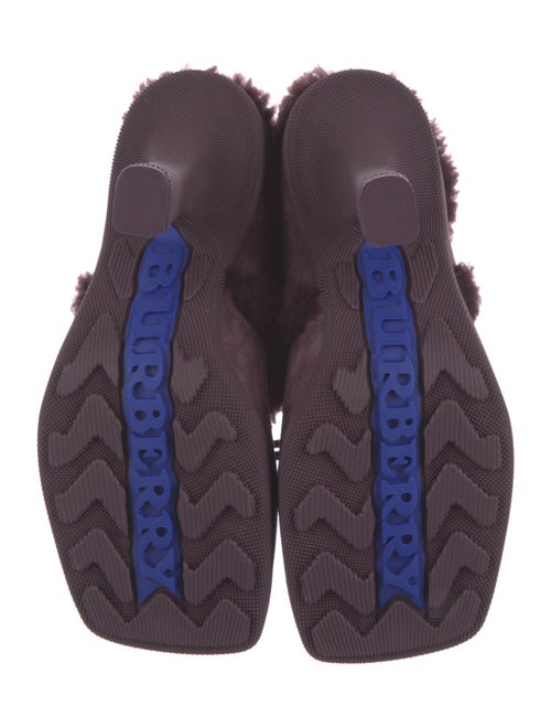 Burberry Shearling Mules