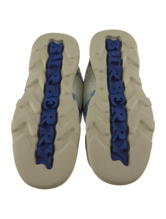 Burberry Rubber Plaid Print Rain Boots