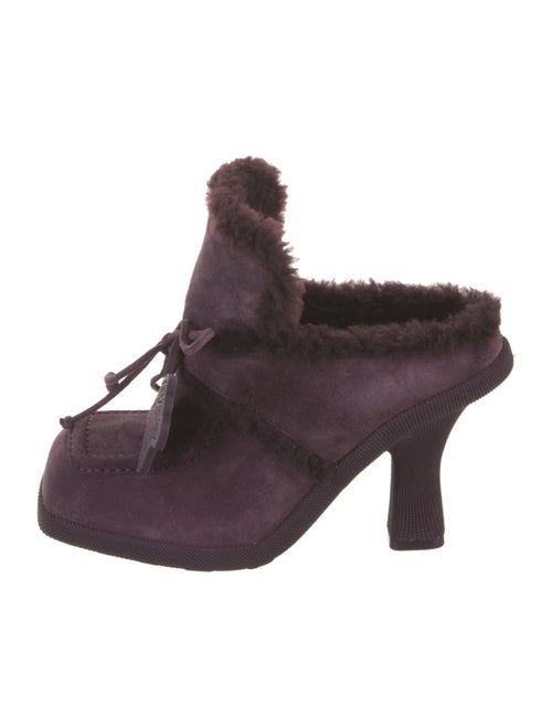 Burberry Suede Mules