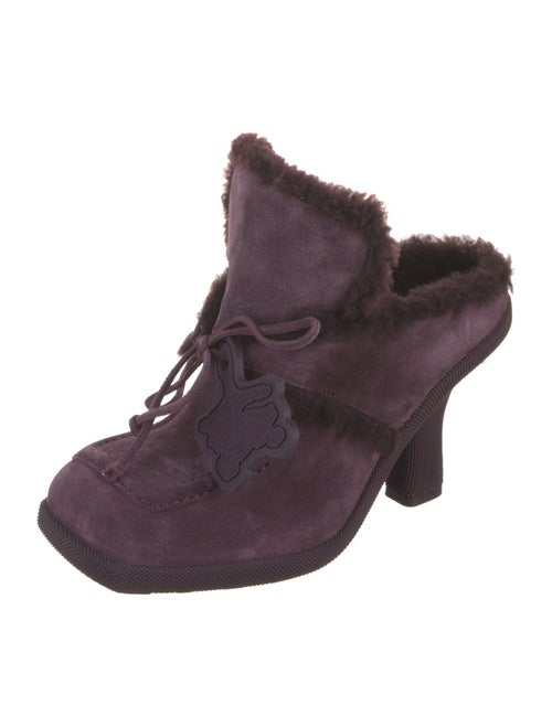 Burberry Suede Mules