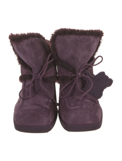 Burberry Suede Mules