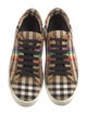 Burberry Rainbow Check Canvas Sneakers