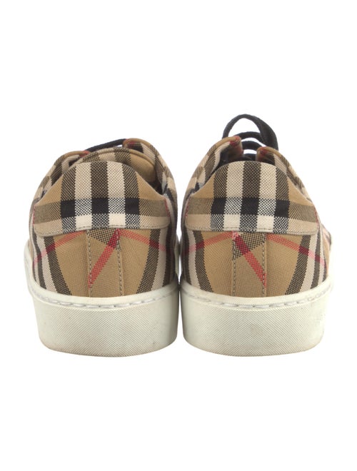 Burberry Rainbow Check Canvas Sneakers