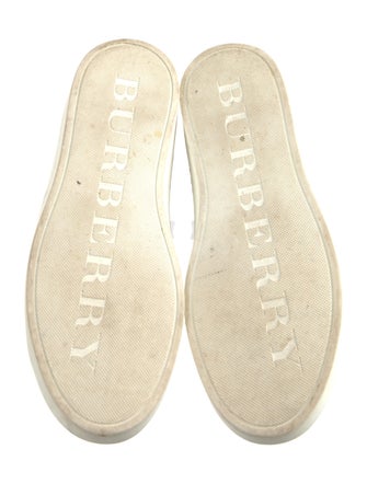 Burberry Rainbow Check Canvas Sneakers