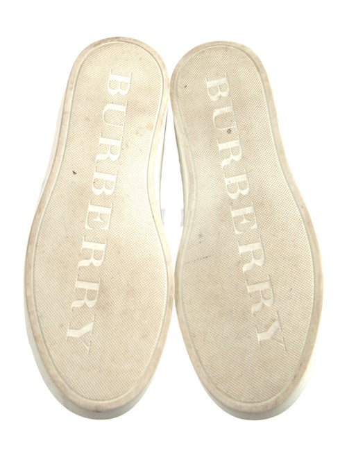 Burberry Rainbow Check Canvas Sneakers