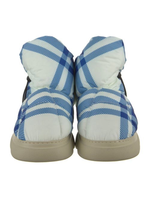 Burberry Rubber Plaid Print Rain Boots