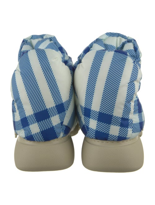 Burberry Rubber Plaid Print Rain Boots