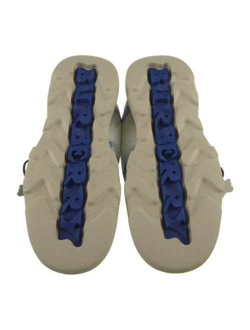 Burberry Rubber Plaid Print Rain Boots