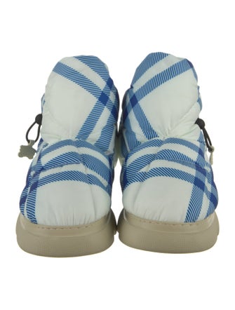 Burberry Rubber Plaid Print Rain Boots