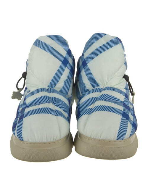 Burberry Rubber Plaid Print Rain Boots