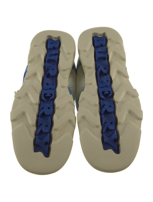 Burberry Rubber Plaid Print Rain Boots