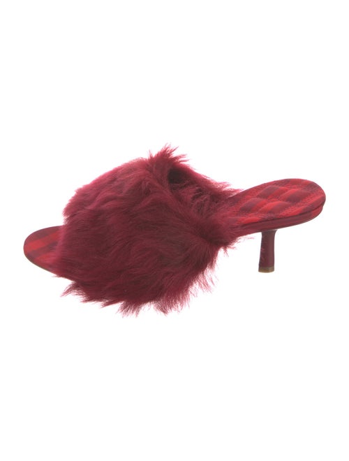Burberry Fur Slides