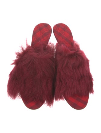 Burberry Fur Slides