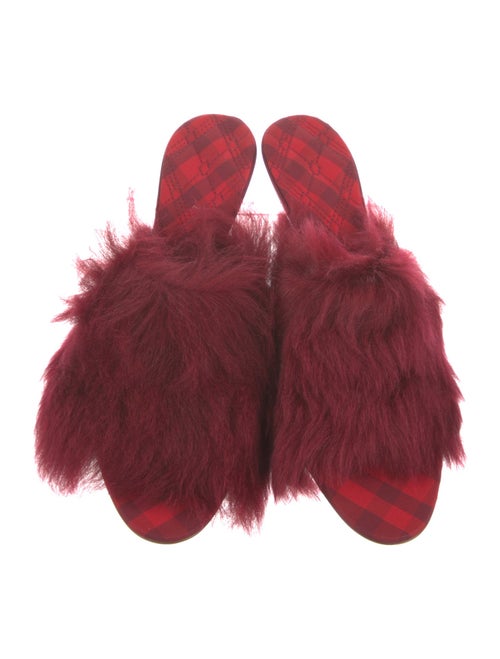 Burberry Fur Slides