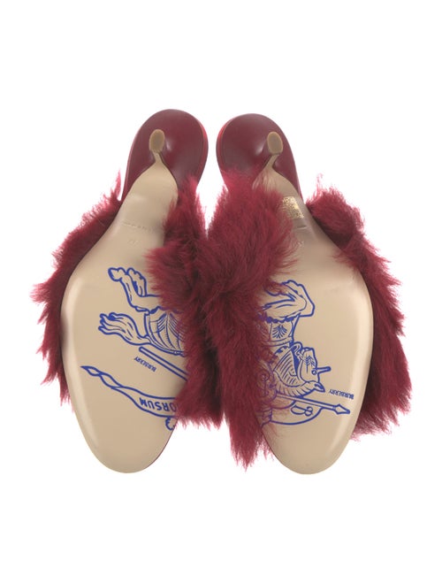 Burberry Fur Slides
