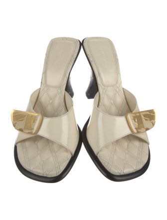 Burberry Leather Slides