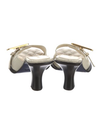 Burberry Leather Slides