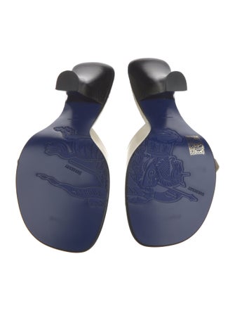 Burberry Leather Slides