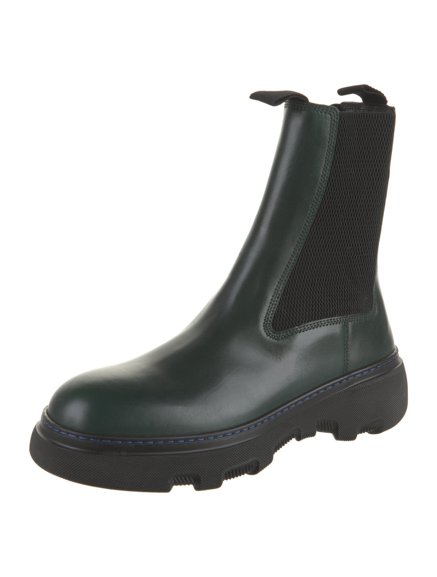 Burberry Leather Chelsea Boots