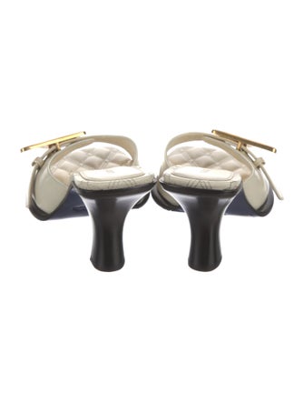 Burberry Leather Slides