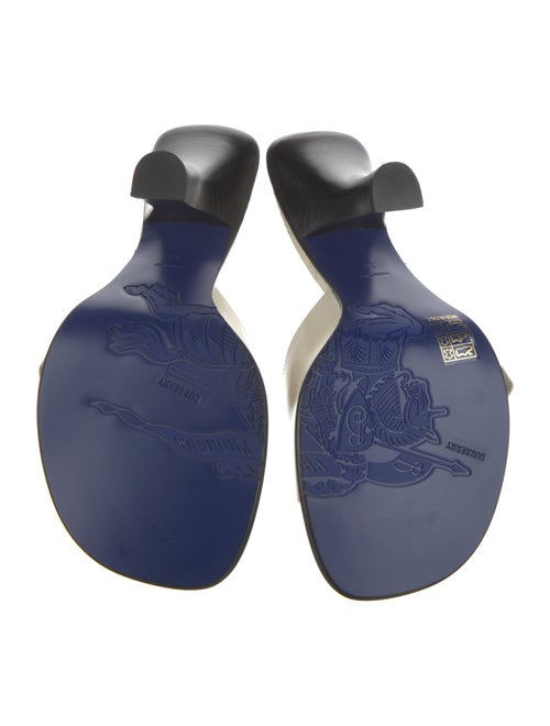 Burberry Leather Slides