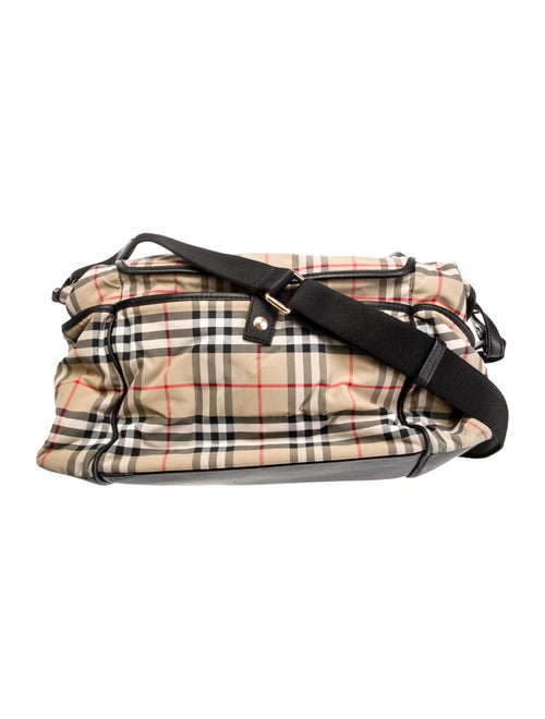 Burberry Check Print Diaper Bag