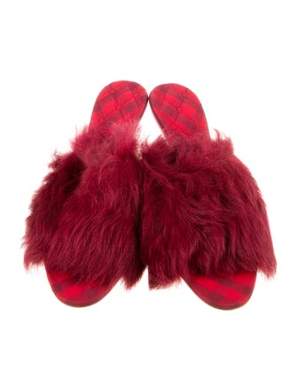 Burberry Fur Slides