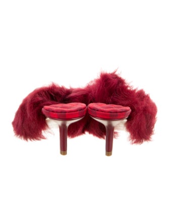 Burberry Fur Slides