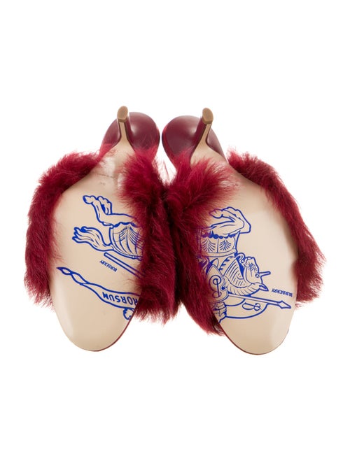 Burberry Fur Slides