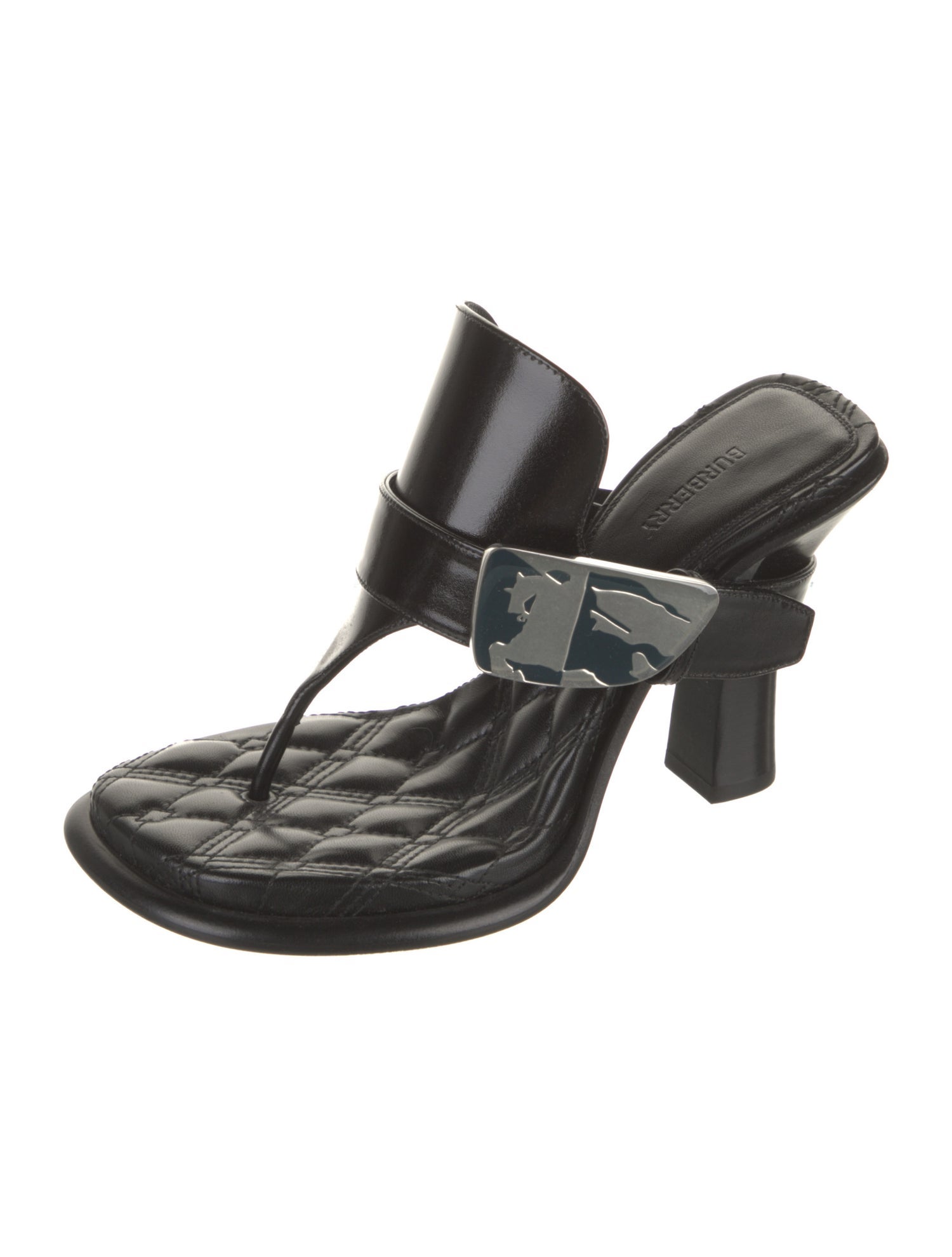 Burberry Leather Slides