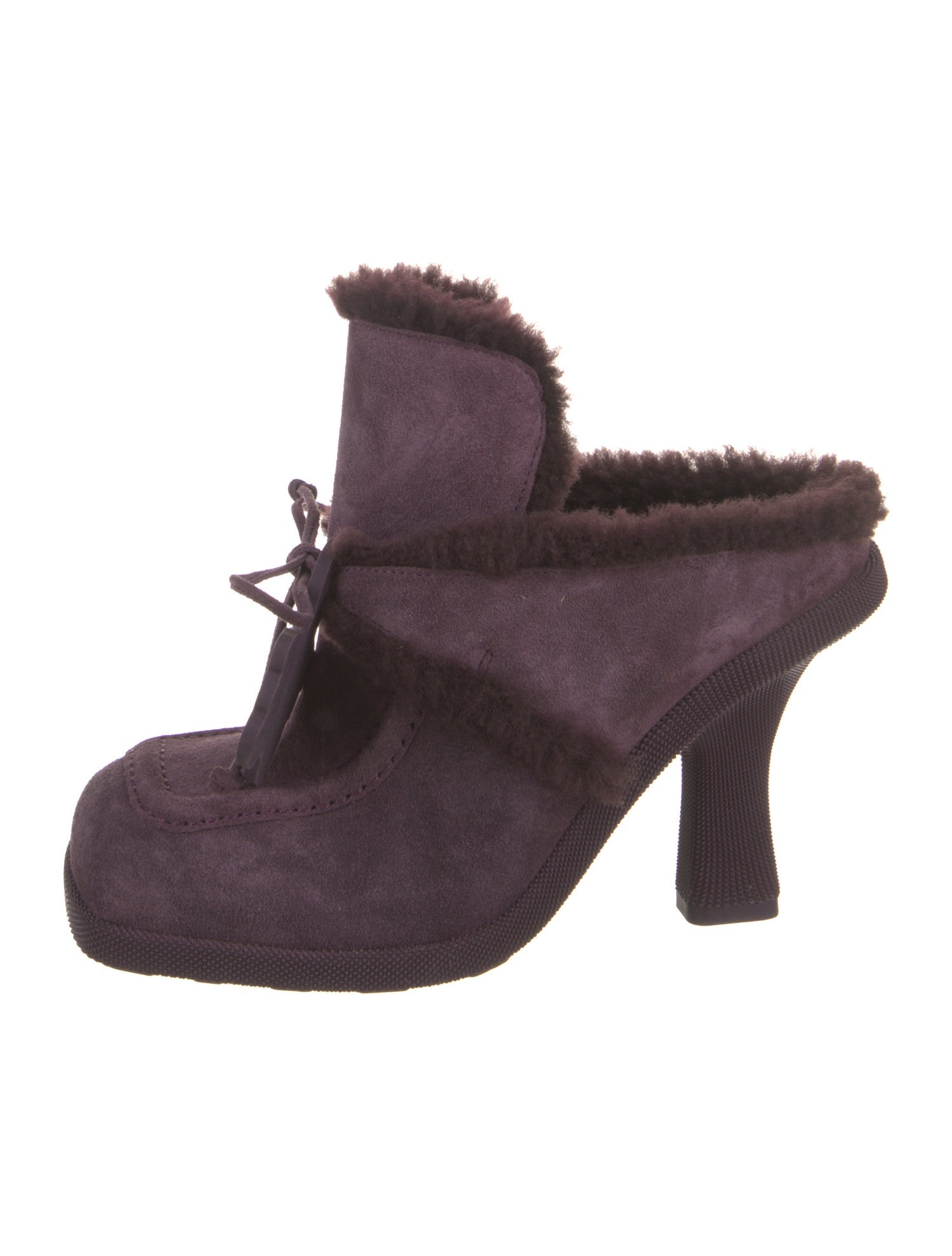 Burberry Shearling Mules