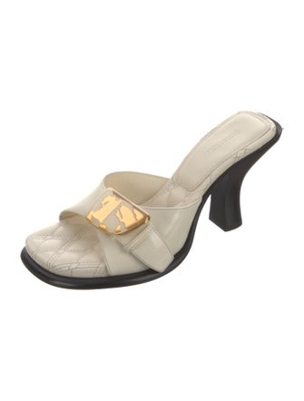 Burberry Leather Slides