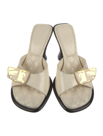 Burberry Leather Slides
