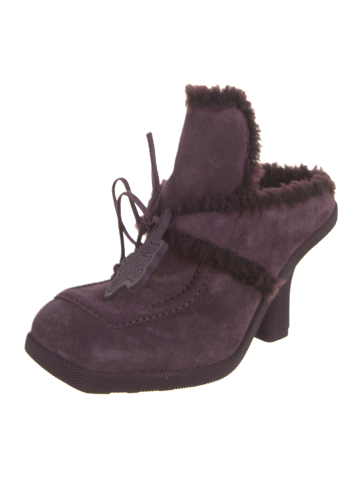 Burberry Shearling Mules