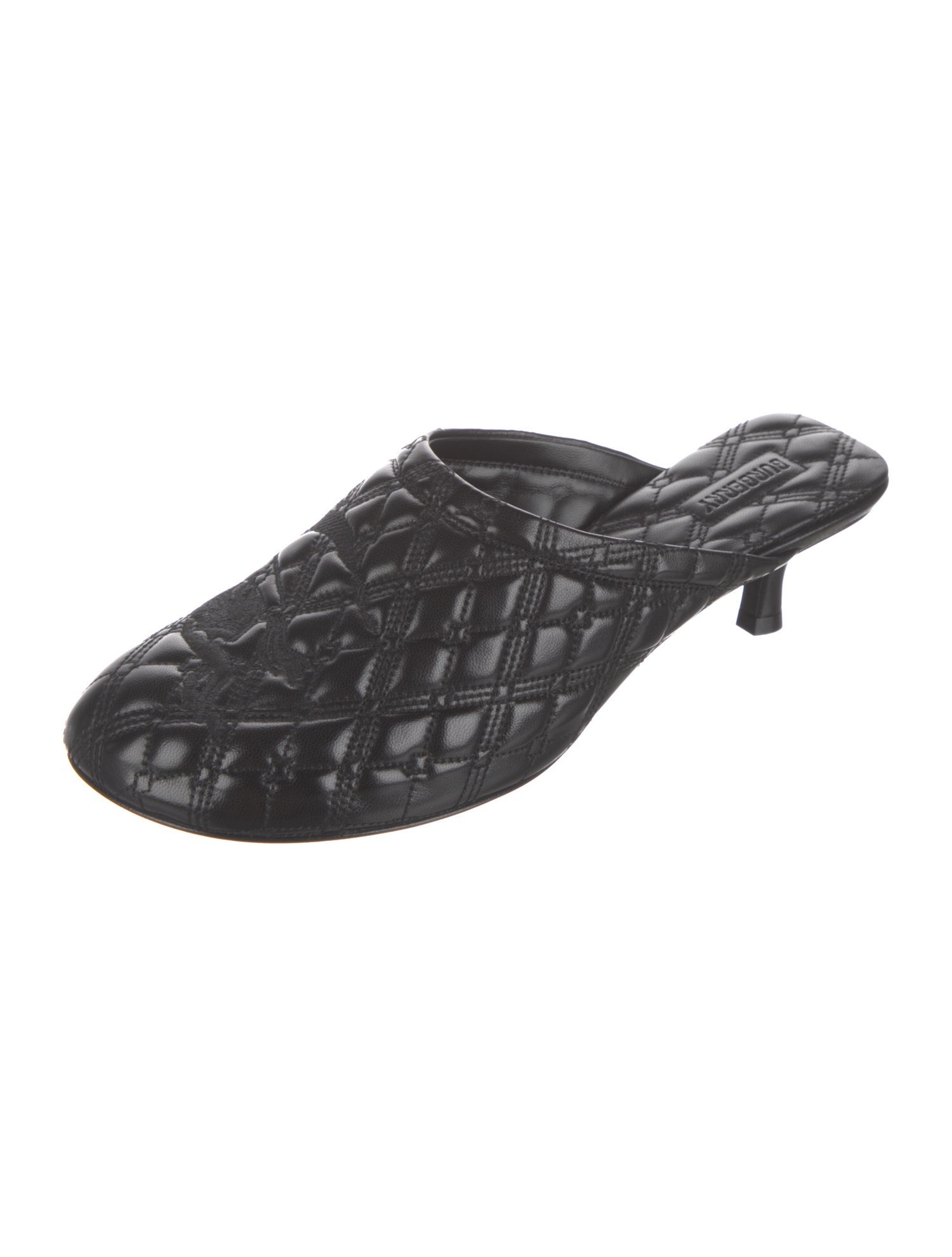 Burberry Leather Mules