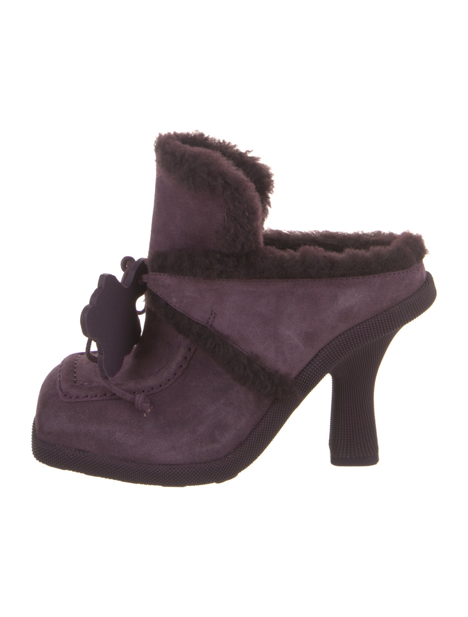 Burberry Shearling Mules