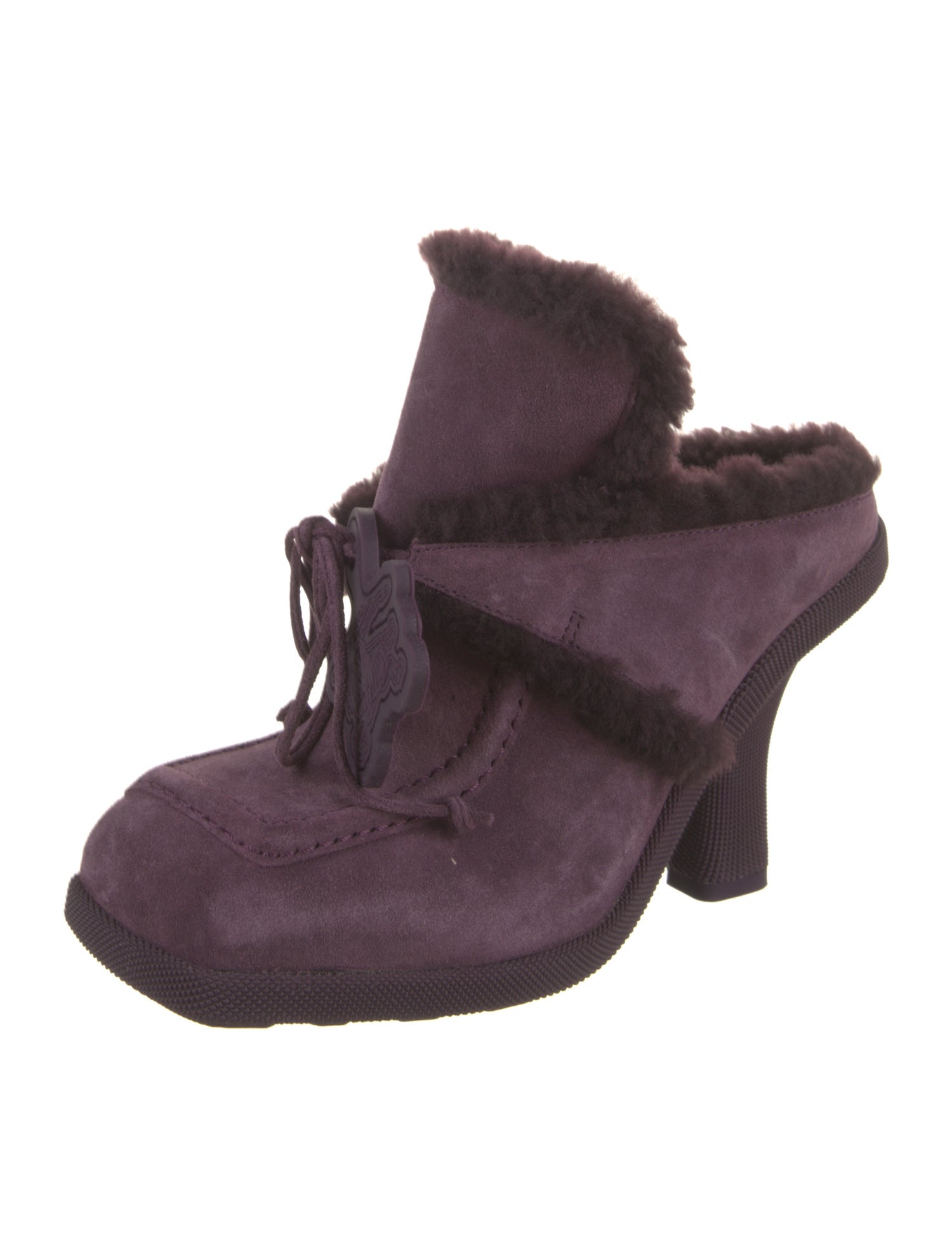Burberry Shearling Mules