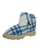 Burberry Rubber Plaid Print Rain Boots