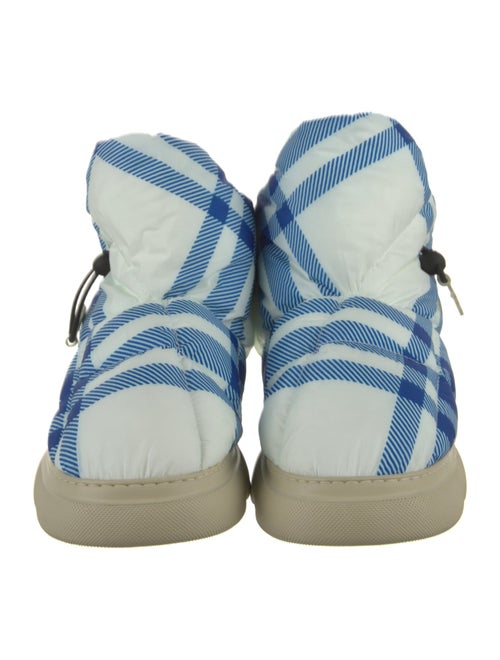 Burberry Rubber Plaid Print Rain Boots