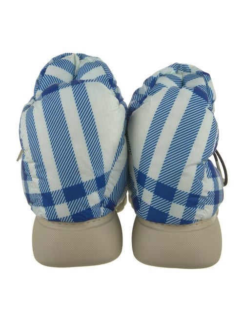 Burberry Rubber Plaid Print Rain Boots