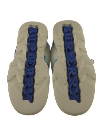 Burberry Rubber Plaid Print Rain Boots