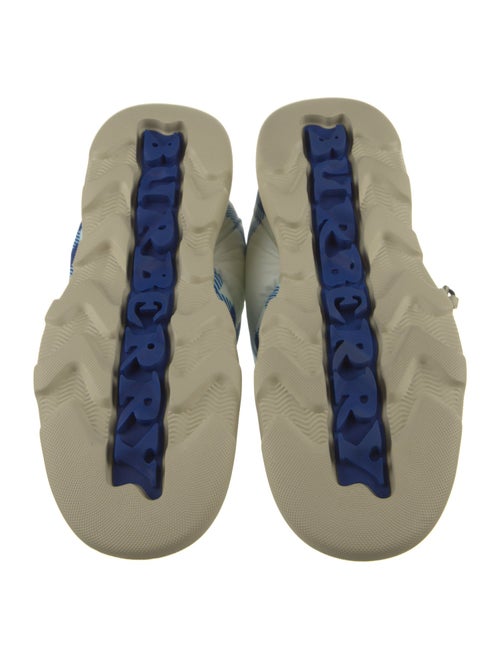 Burberry Rubber Plaid Print Rain Boots